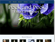 Tablet Screenshot of peckandpeck.net